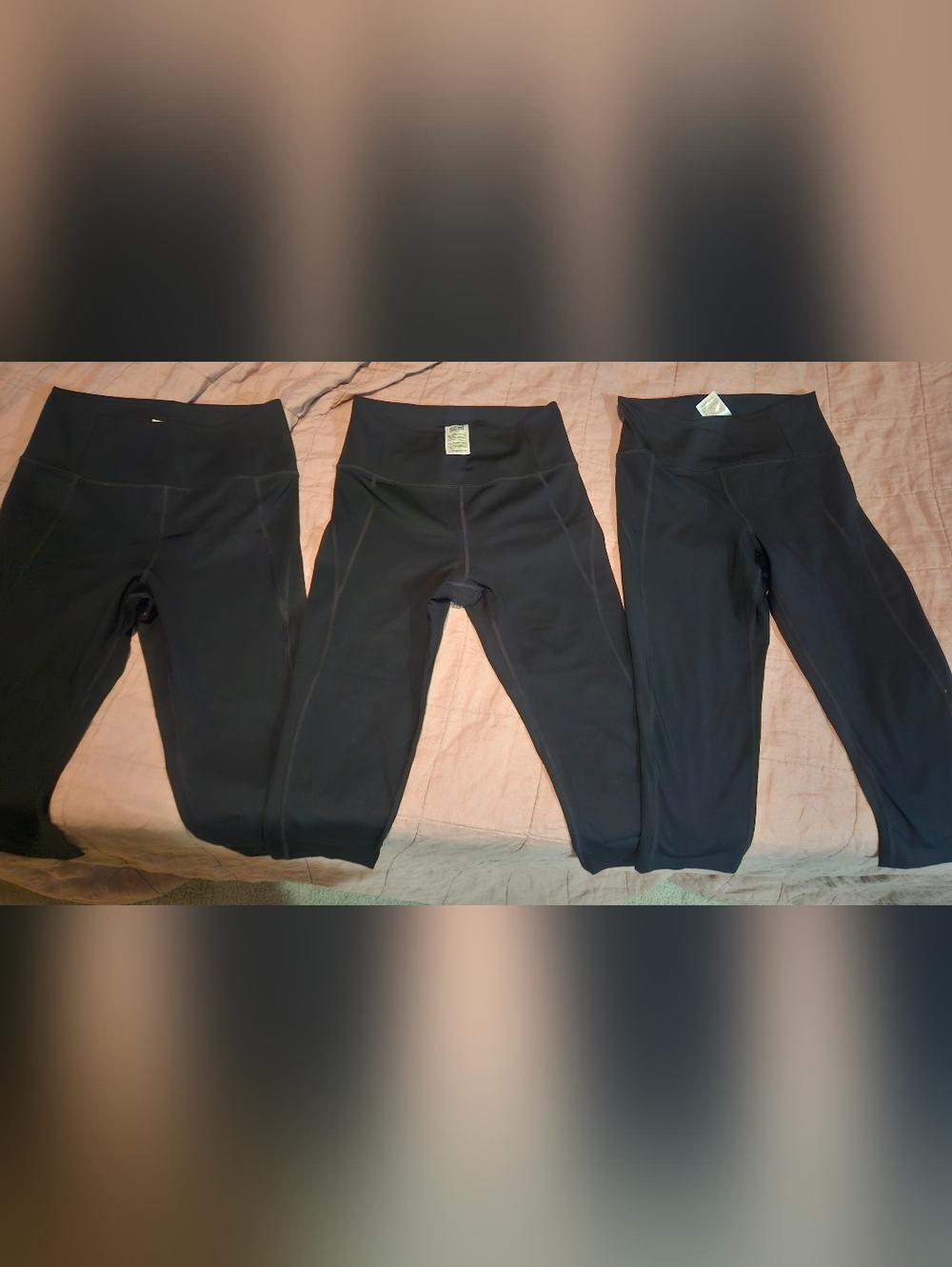 Three Girlfriend Collective Capri Leggings Size Large New Without Tag